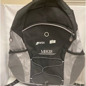 Mercer University Stetson School Of Business And Economics Black Backpack